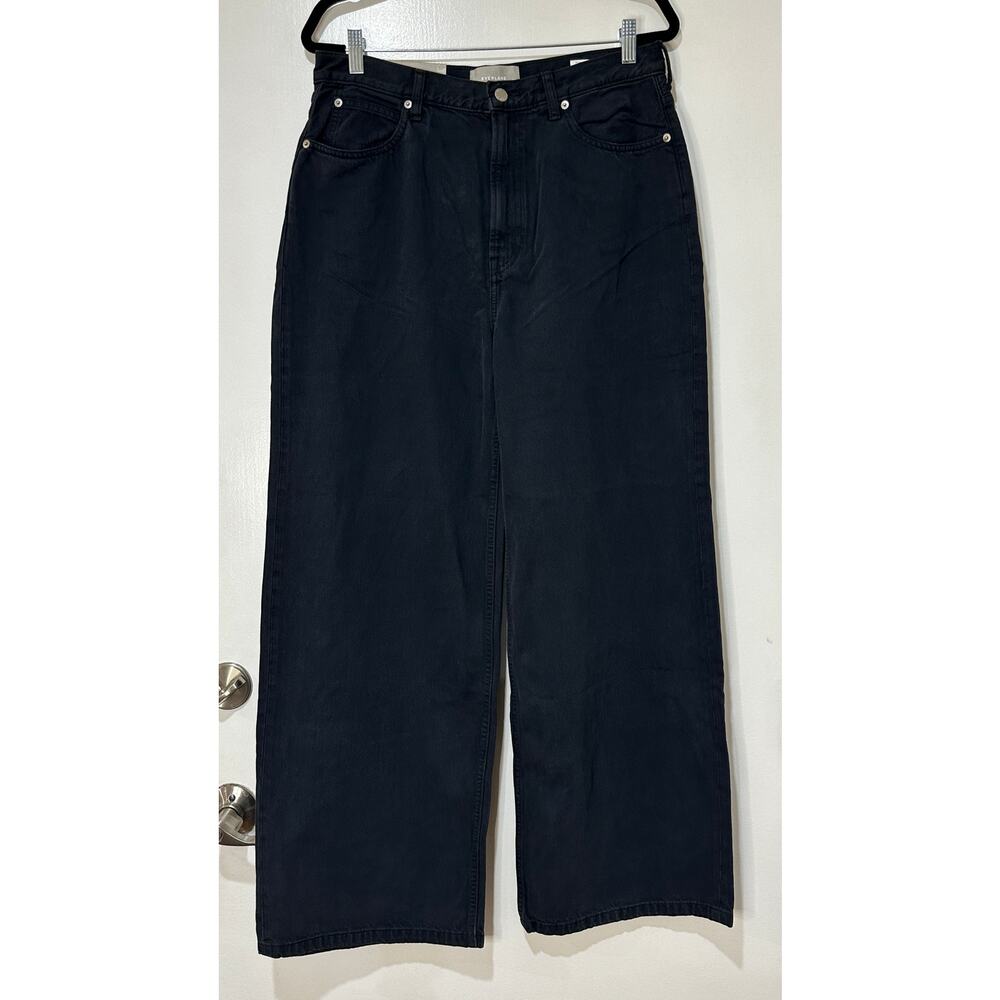 Everlane Women's The OG Baggy Jean Ink Wash Black Denim Size 31 R NWT High Rise - Picture 3 of 15
